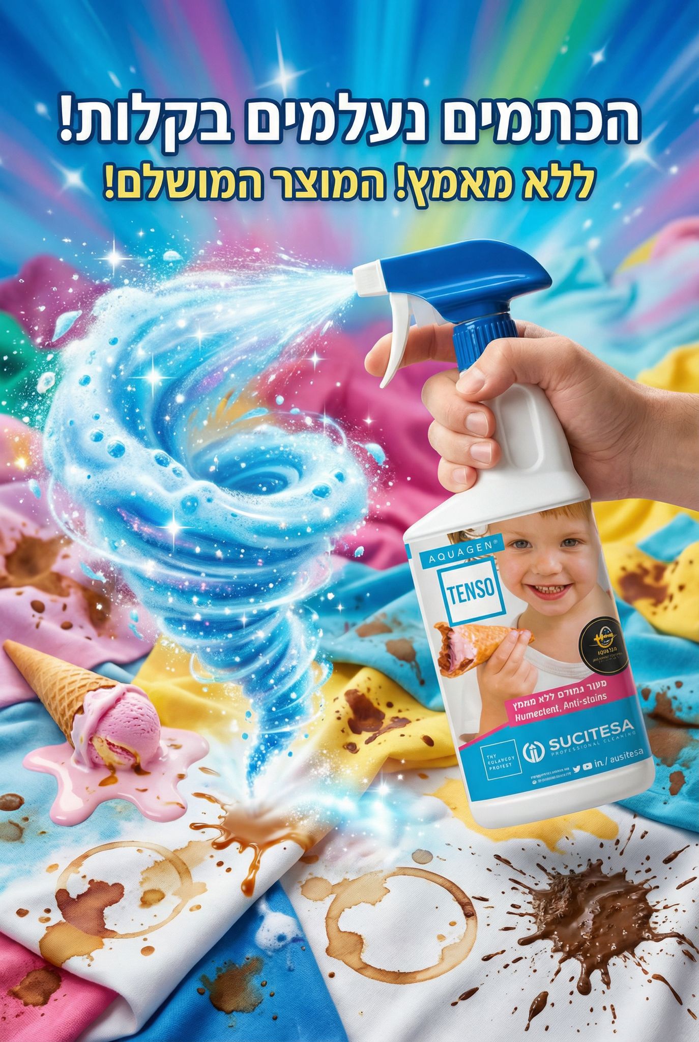 טנסו - תרסיס לניקוי כתמים