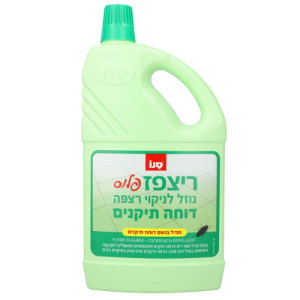 4 ליטר נוזל לניקוי רצפה דוחה תיקנים ריצפז פלוס מבית סנו