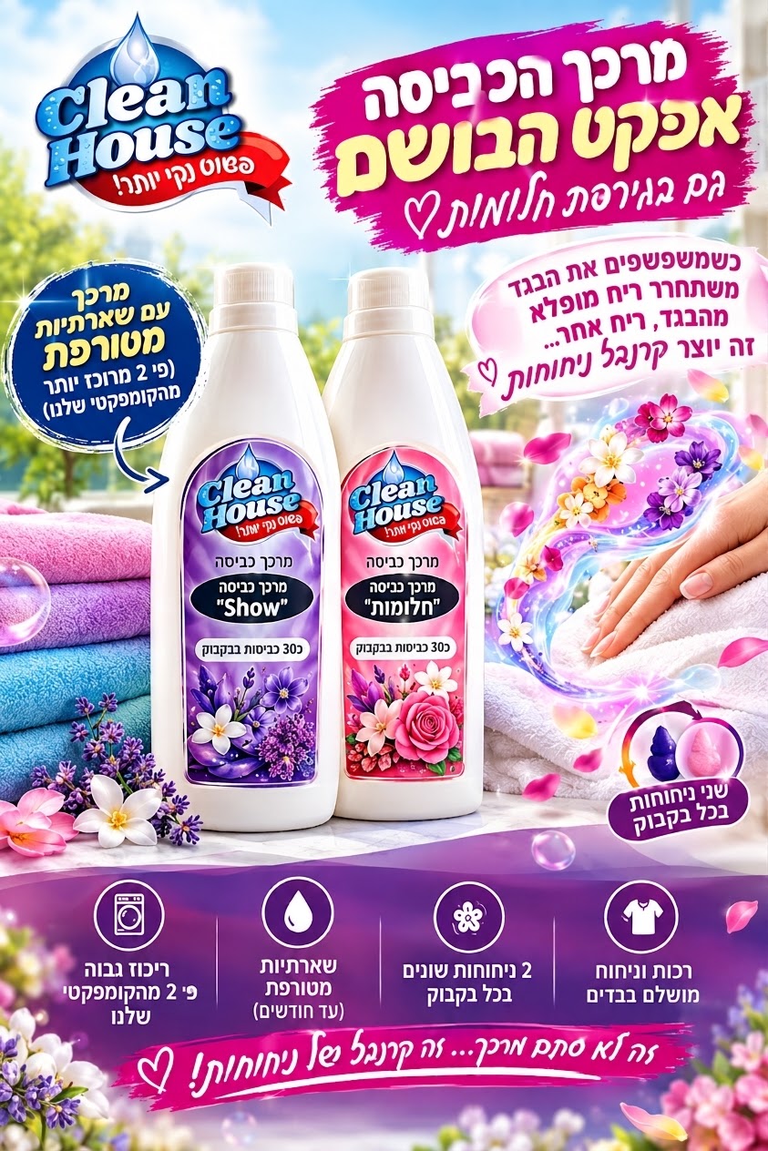 מרכך כביסה אפקט הבישום